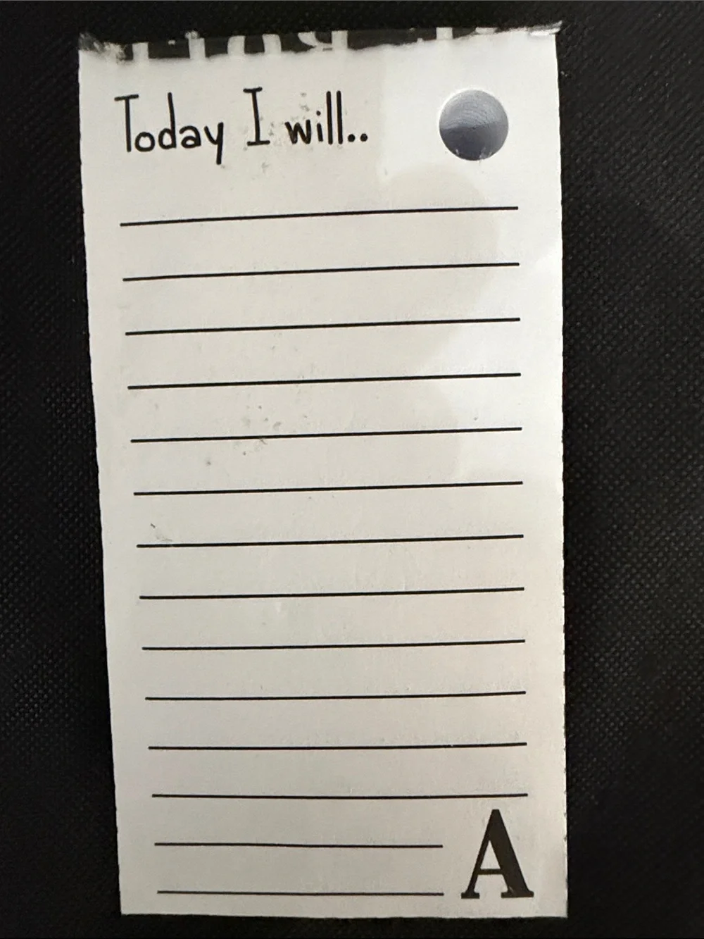Vintage Bling ‘A’ pen & Stationary- To Do List pad - used